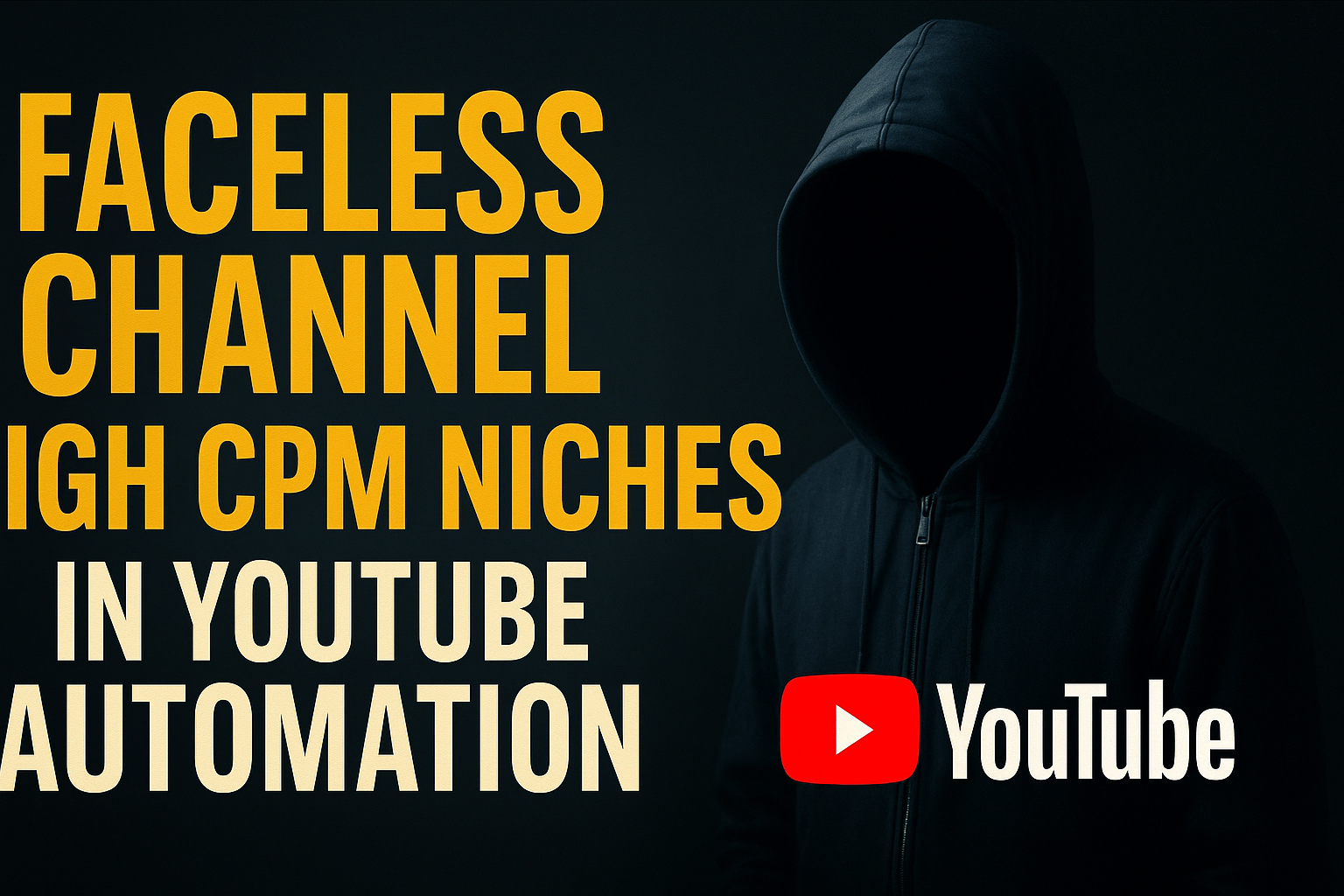 Faceless Channel High CPM Niches in YouTube Automation